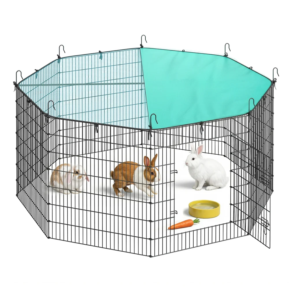 Kleintiergehege mit Abdeckung für sicheren Freilauf - Image 2