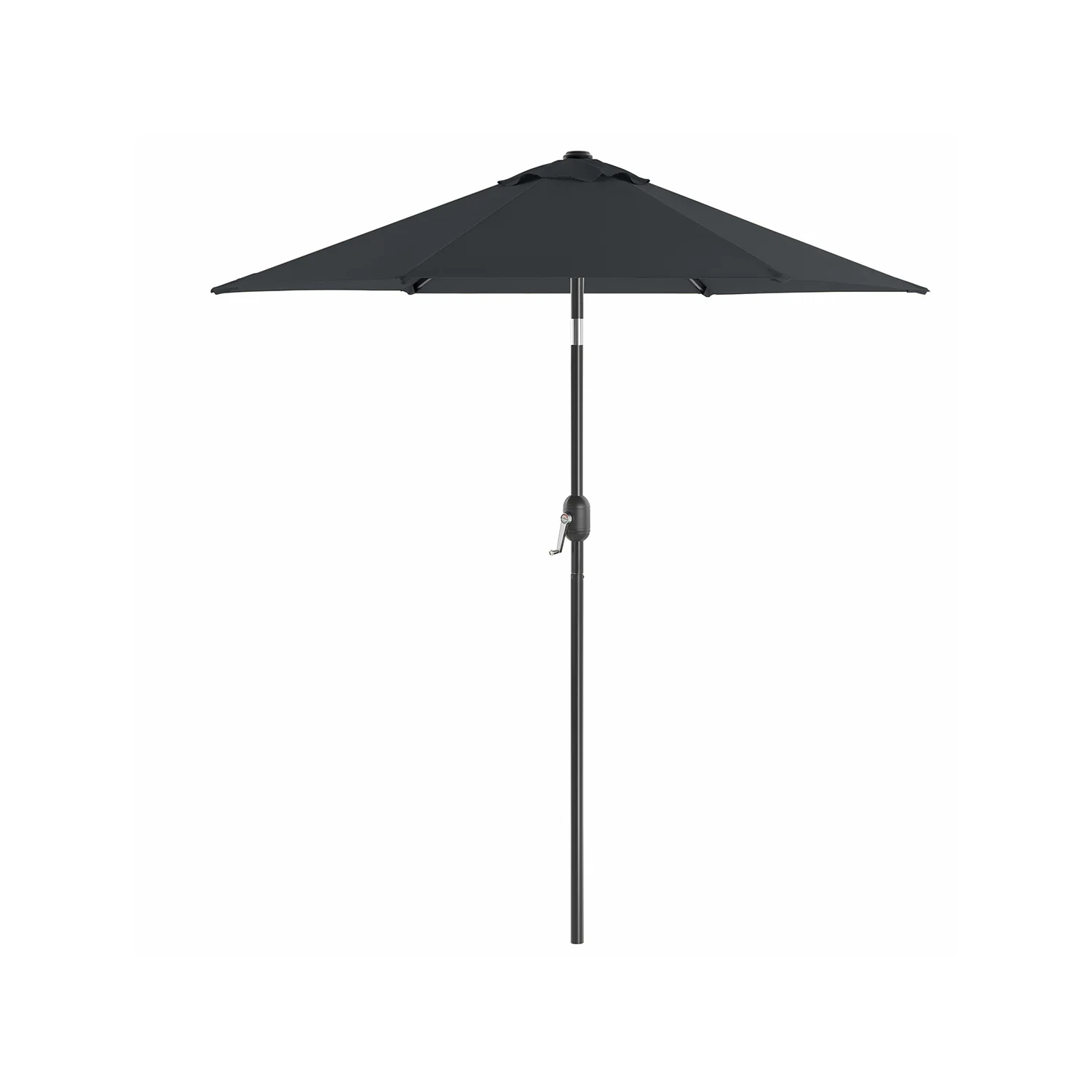 Knickbarer Sonnenschirm mit Kurbel ohne Ständer