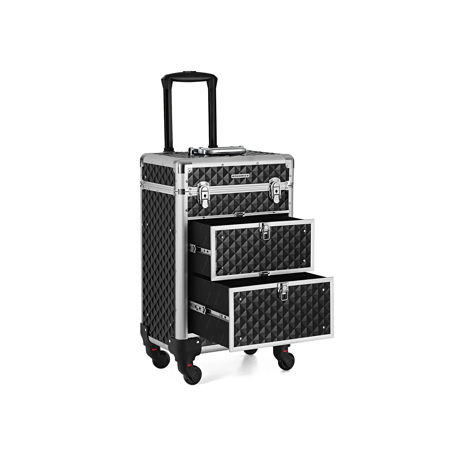 Kosmetikkoffer mit 3 ausziehbaren Fächern