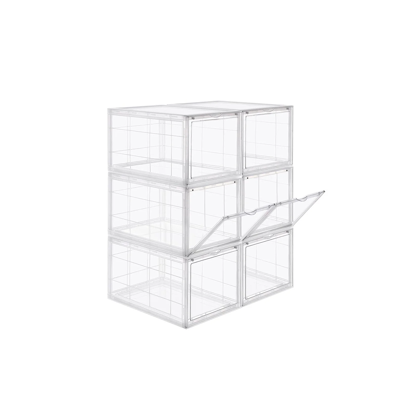 Kunststoffbox mit durchsichtiger Tür