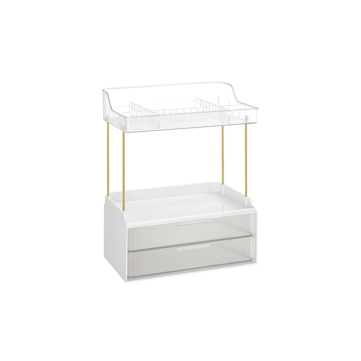 Make-up Organizer 4 Ebenen 20 x 32 x 39,1 cm, wolkenweiß - Image 2