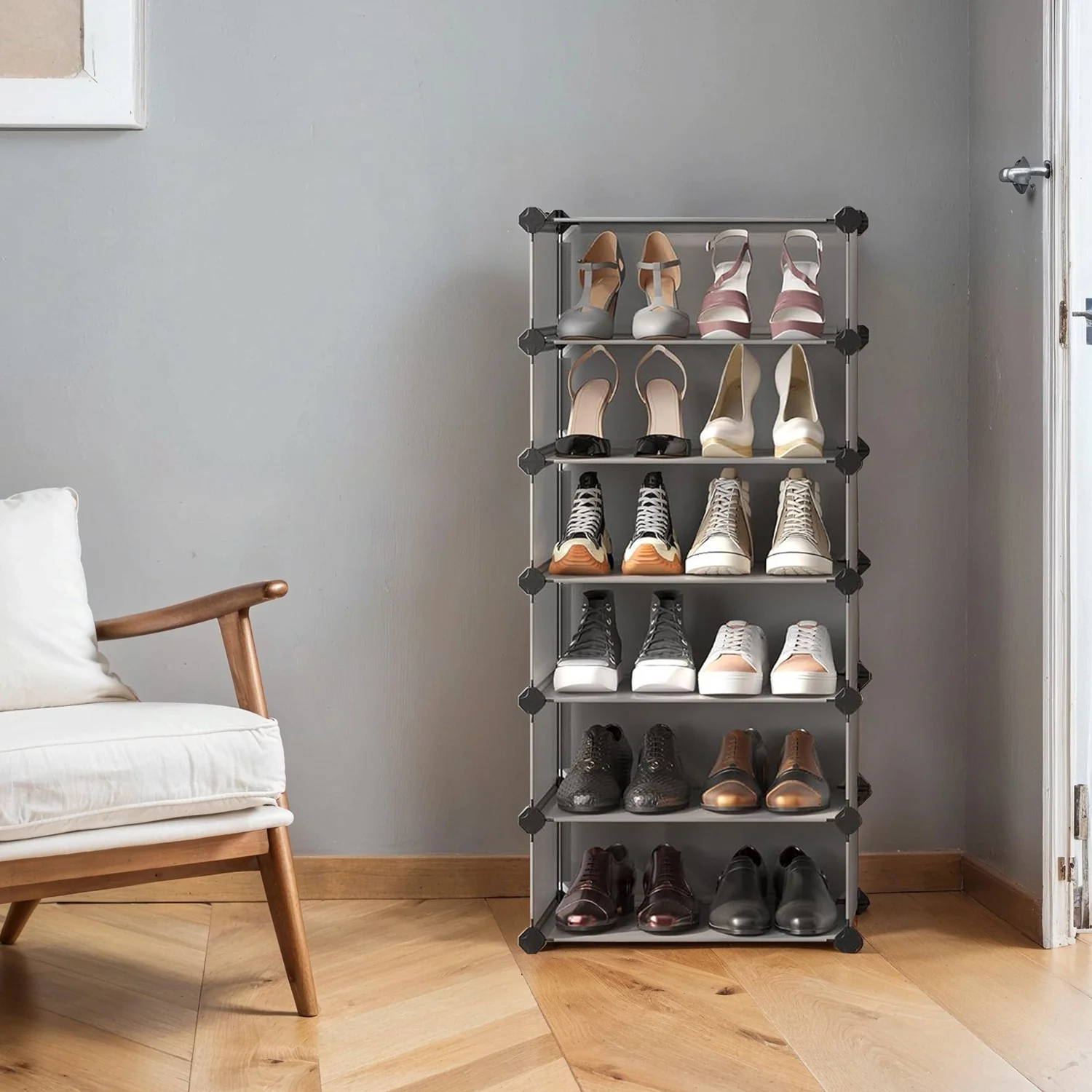 Regalsystem für Schuhe mit 10 Fächern - Image 2