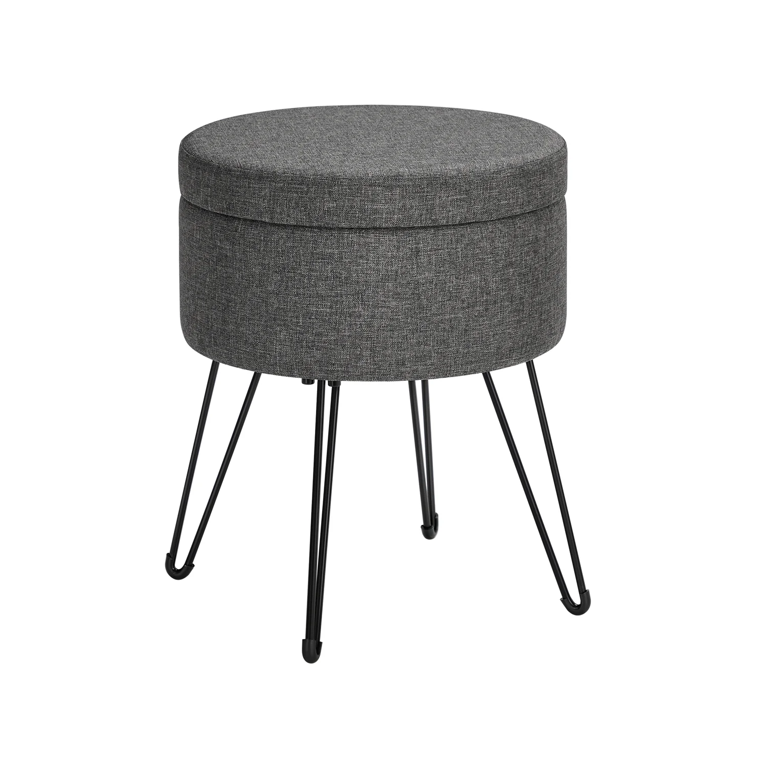 Runder Sitzhocker mit Stauraum und Deckel - Image 2