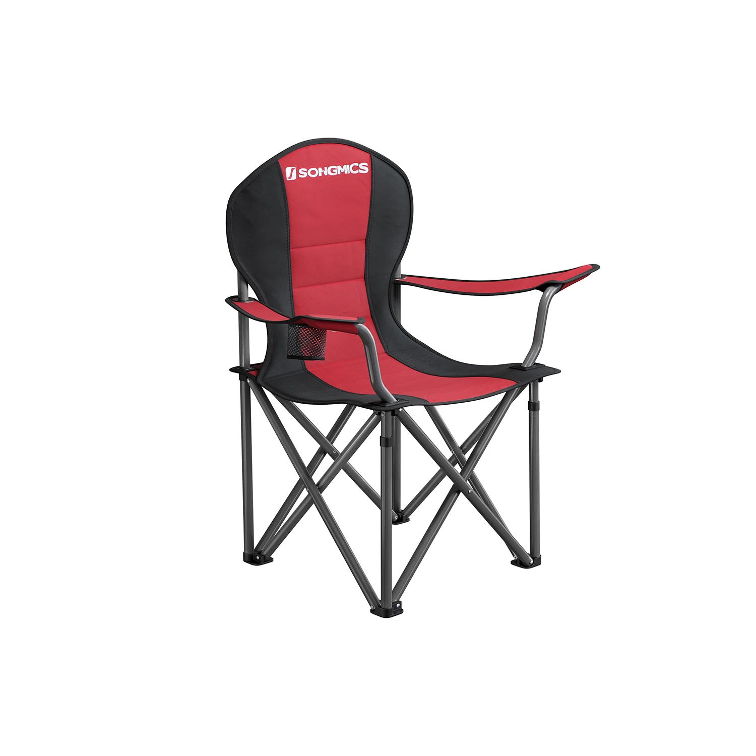 Schaumstoffgepolsterter Campingstuhl mit Flaschenhalter - Image 4