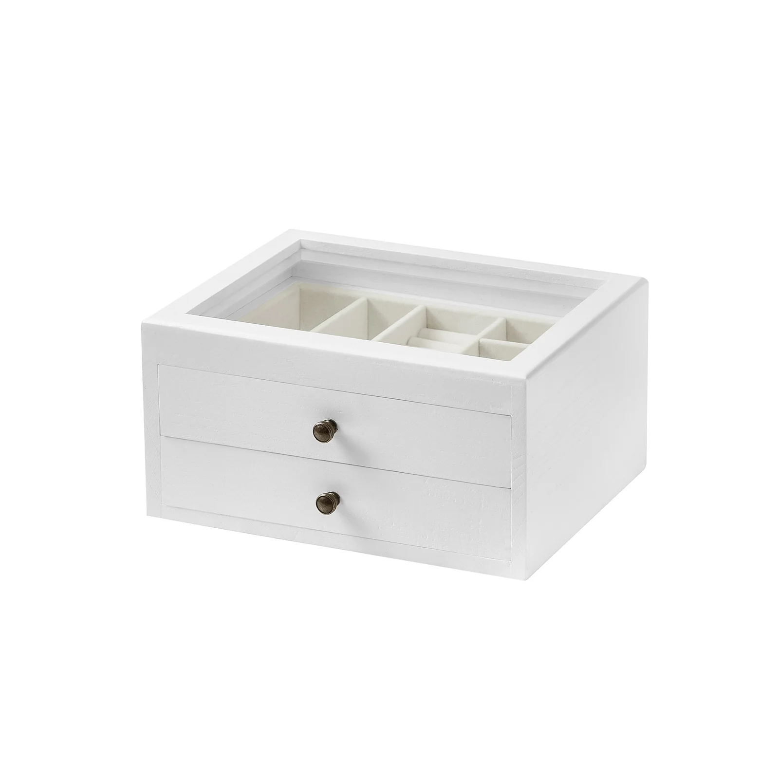 Schmuckbox mit 2 Ebenen