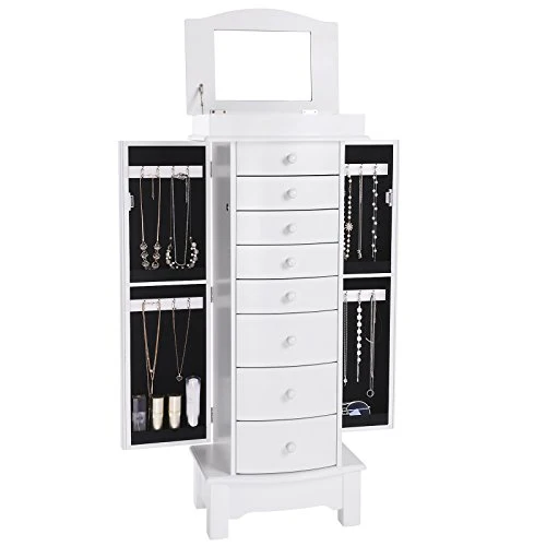 Schmuckschrank mit 8 Schubladen