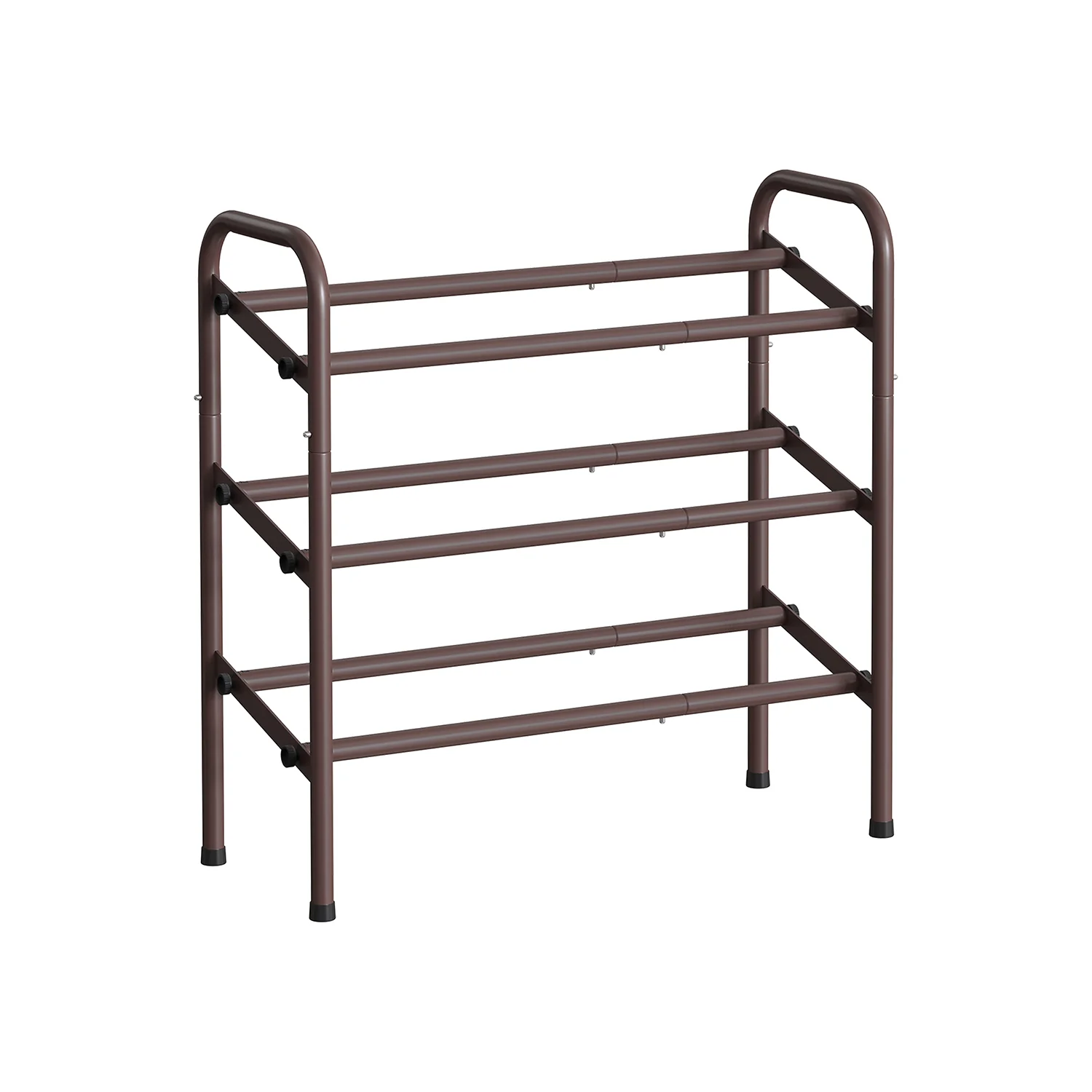 Schuhregal mit 2 Ebenen bronzeSchuhaufbewahrung - Image 3