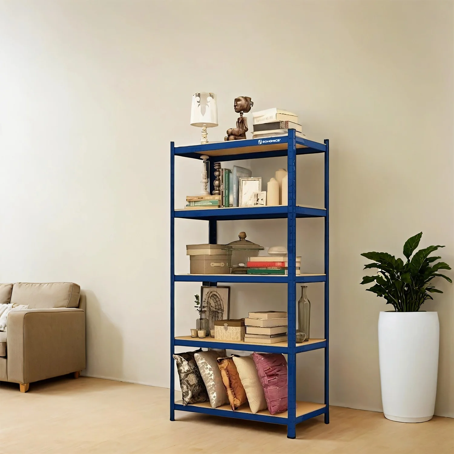 Schwerlastregal 650 kg Blau