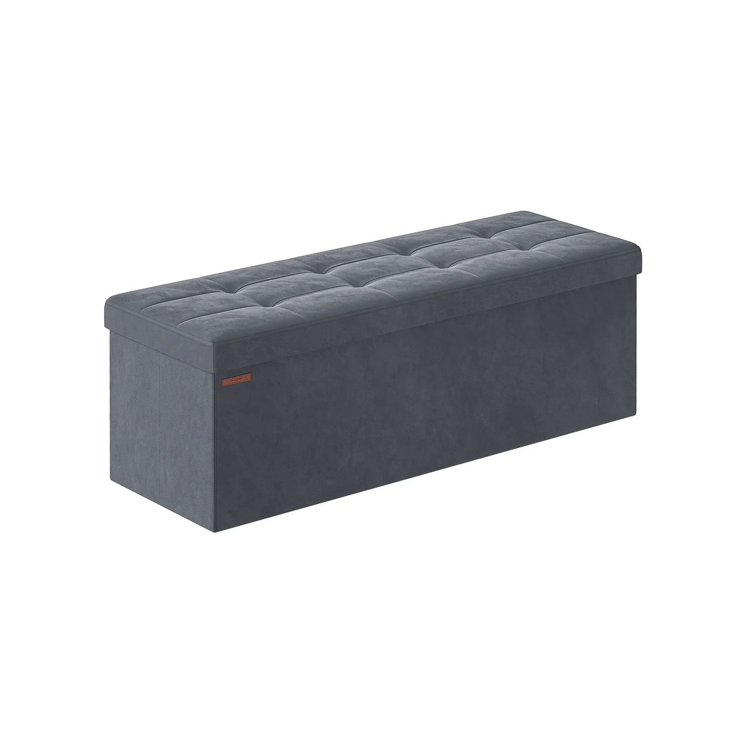 Sitzbank mit Stauraum aus Samt für Flur - Image 6