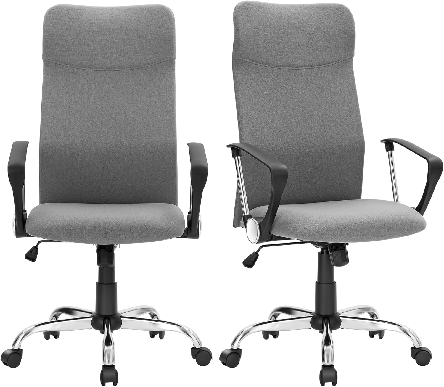 SONGMICS Bürostuhl, 2er Set, ergonomischer Bürostuhl
