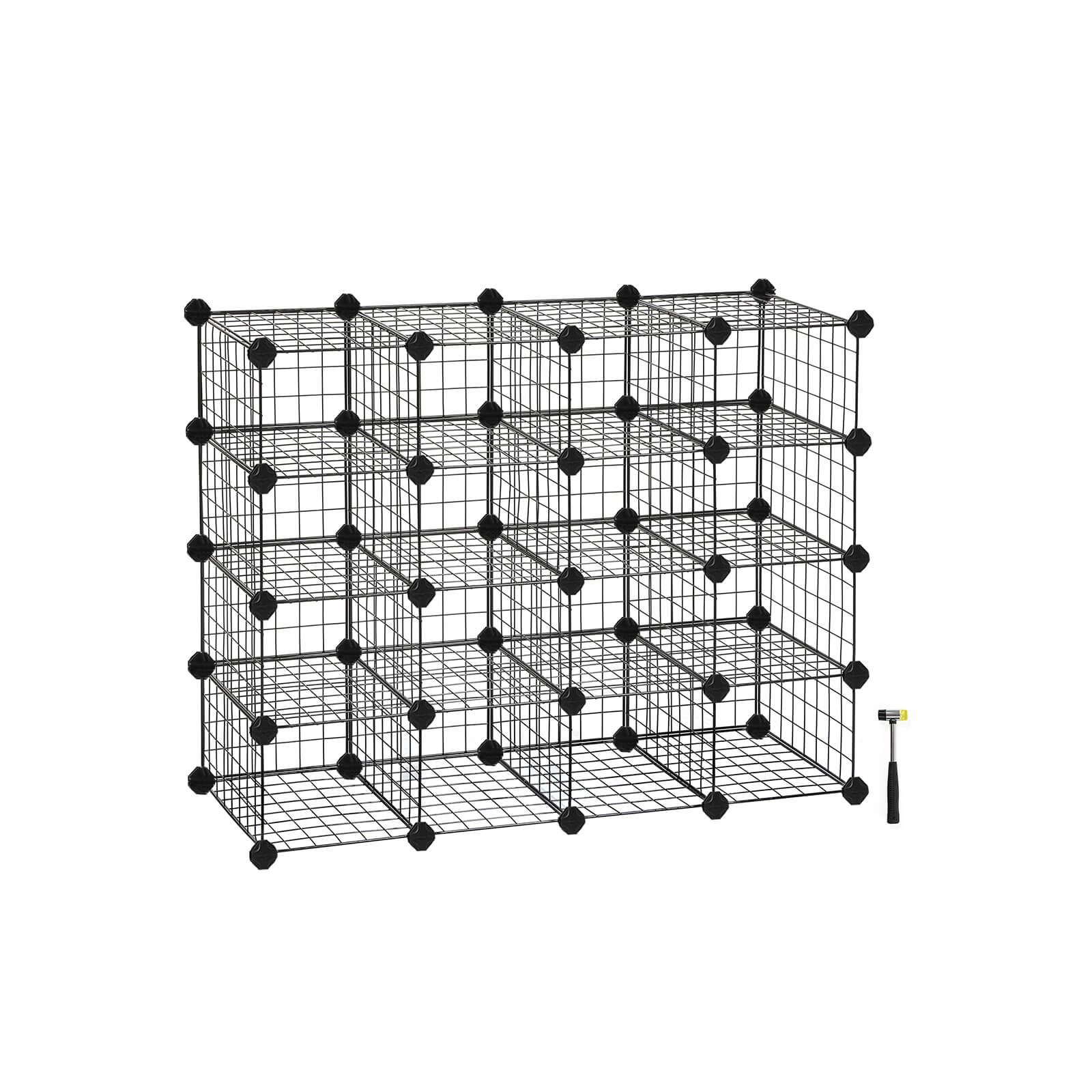 Steckregal mit Würfeln aus Metalldraht - Image 3