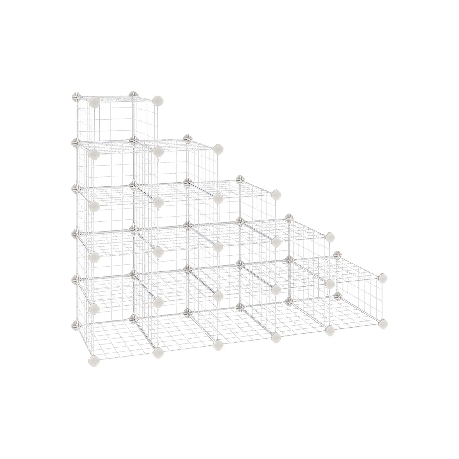 Steckregal mit Würfeln aus Metalldraht - Image 4