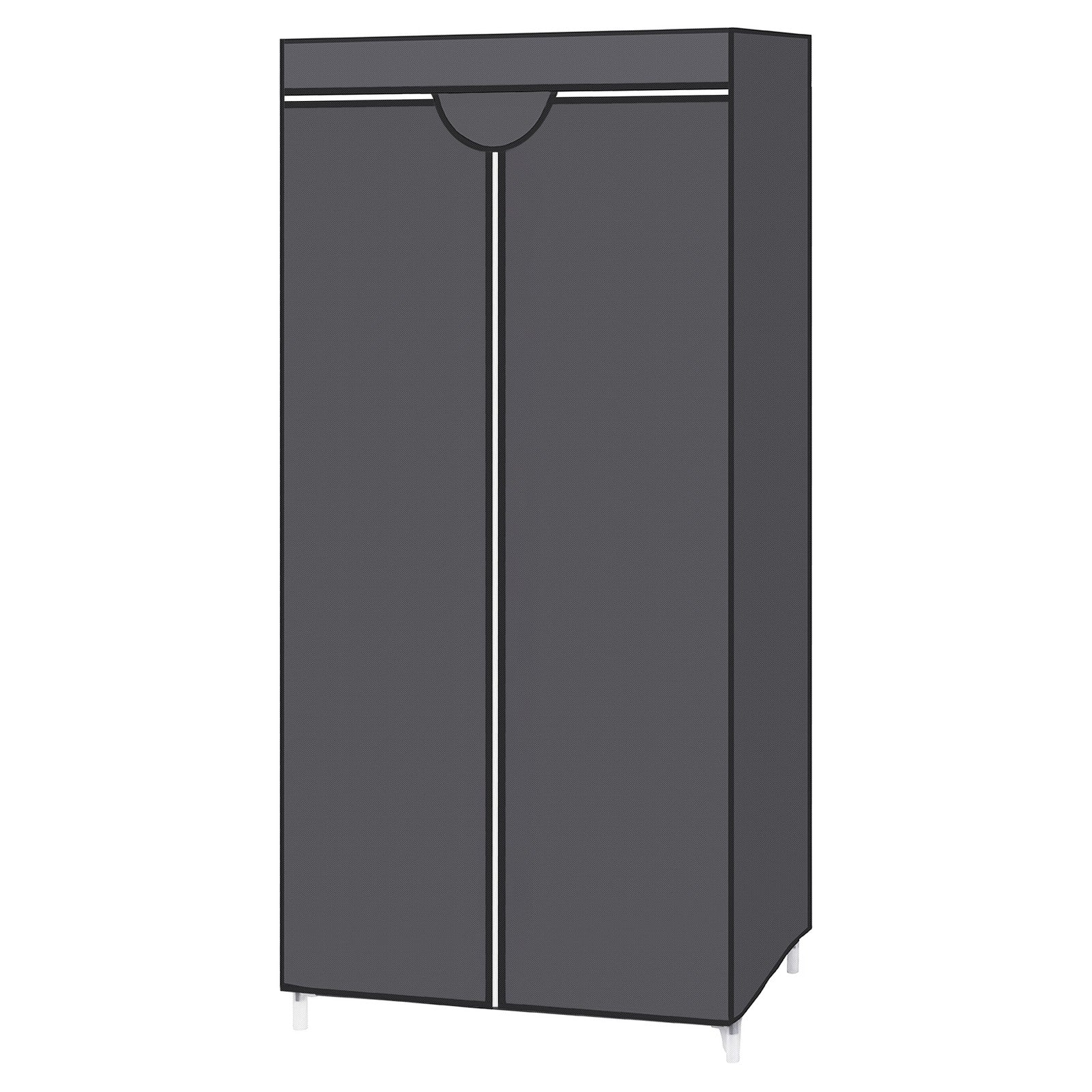 Stoffschrank mit Kleiderstange - Image 2
