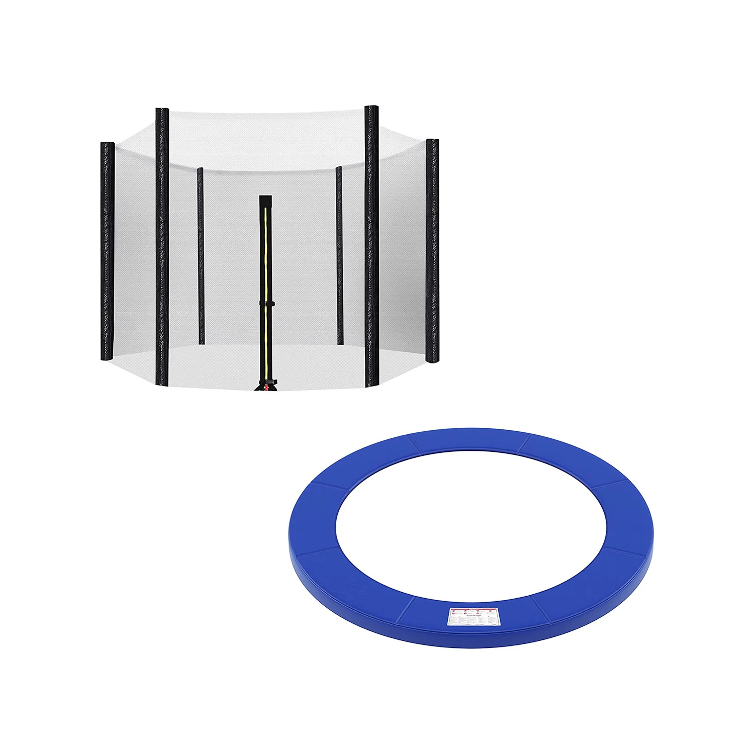 Trampolin-Sicherheitsnetz schwarz und blau - Image 2