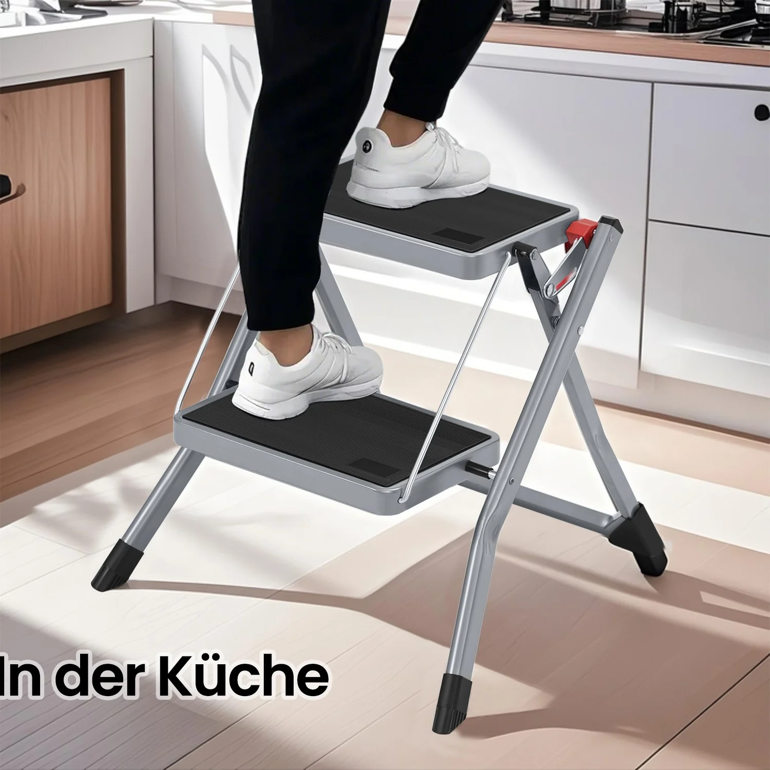 Trittleiter mit 2 Stufen