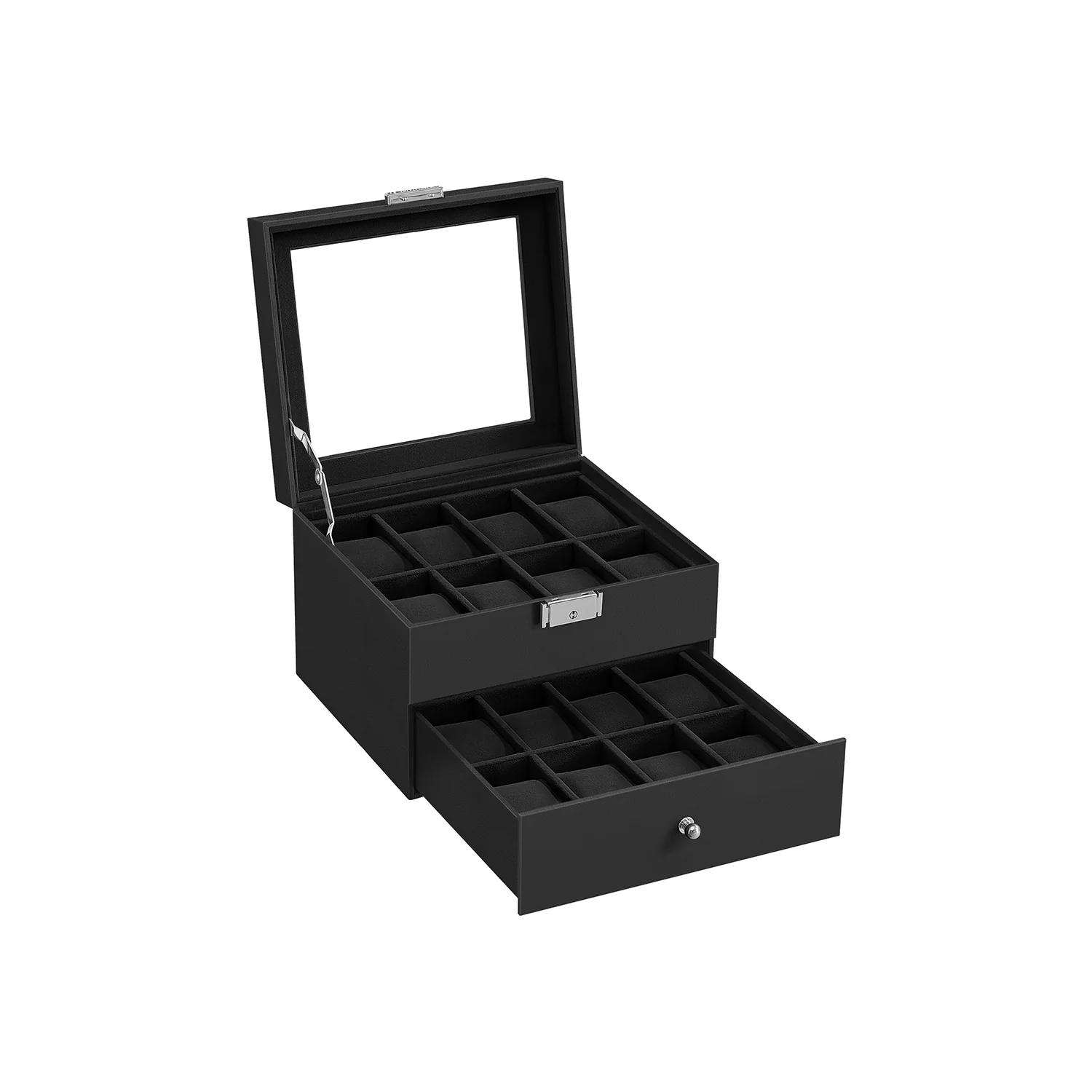 Uhrenbox mit Glasdeckel Geschenkidee - Image 2