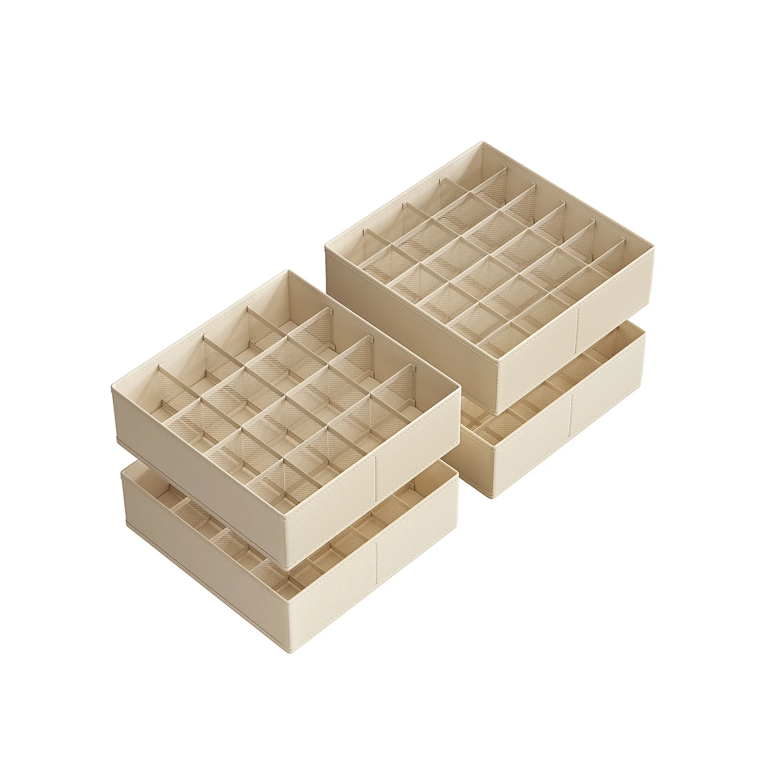 Unterwäsche-Organizer 4er Set mit 80 Fächern - Image 4