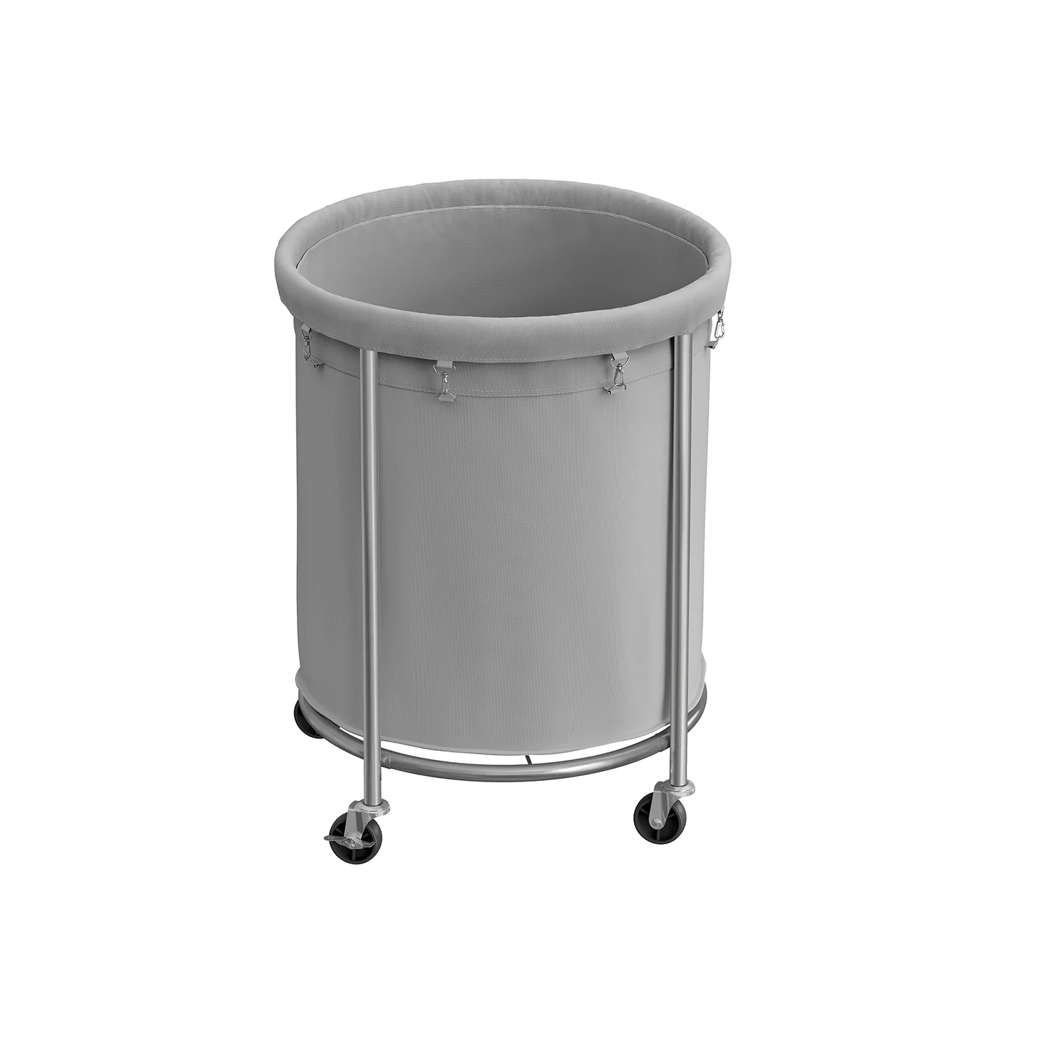Wäschekorb mit Rollen und Stahlrahmen - Image 2
