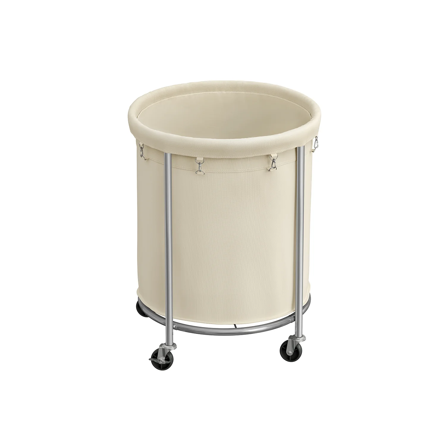 Wäschekorb mit Rollen und Stahlrahmen - Image 3