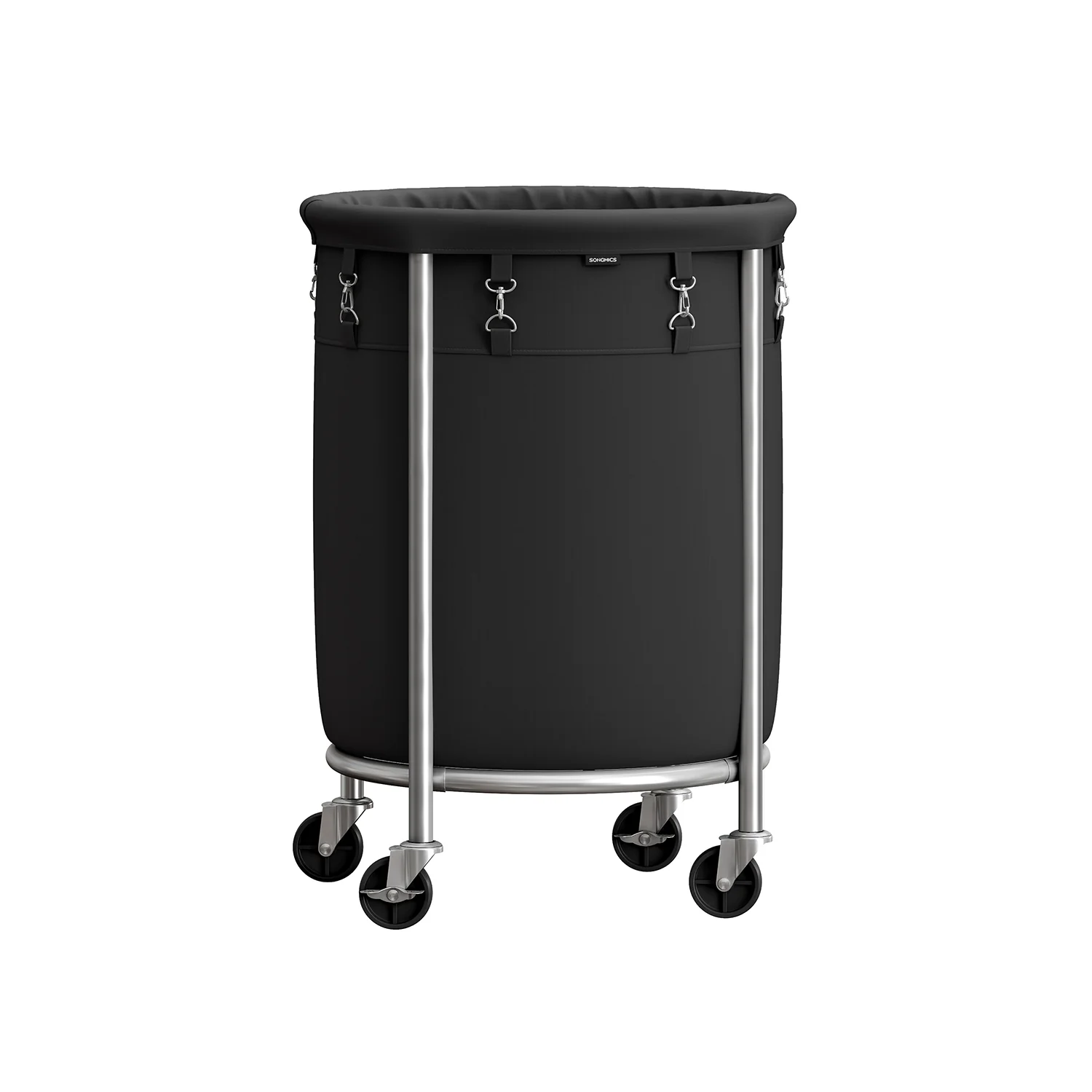 Wäschekorb mit Rollen und Stahlrahmen - Image 4