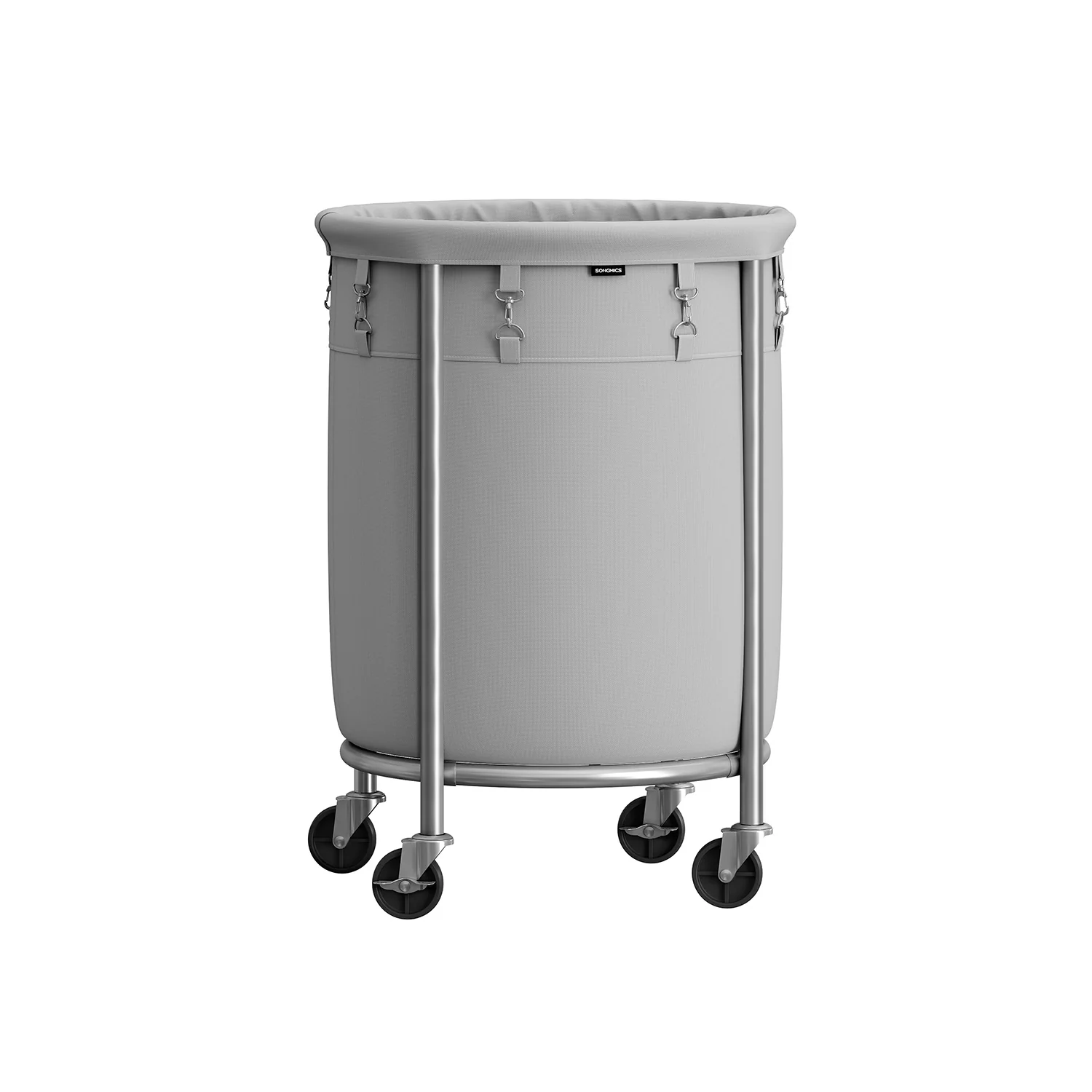 Wäschekorb mit Rollen und Stahlrahmen - Image 6