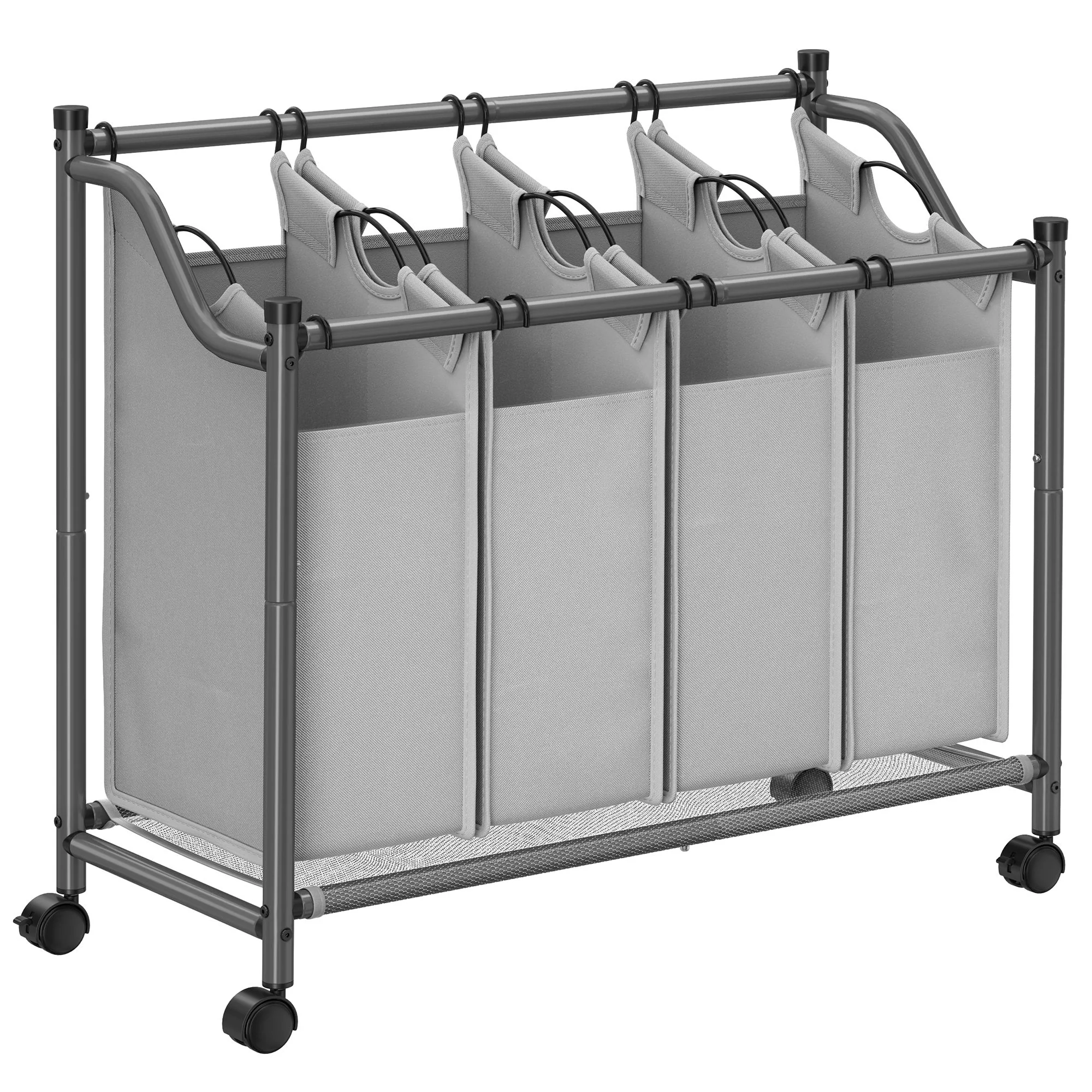 Wäschesammler mit 4 abnehmbaren Stofftaschen - Image 2