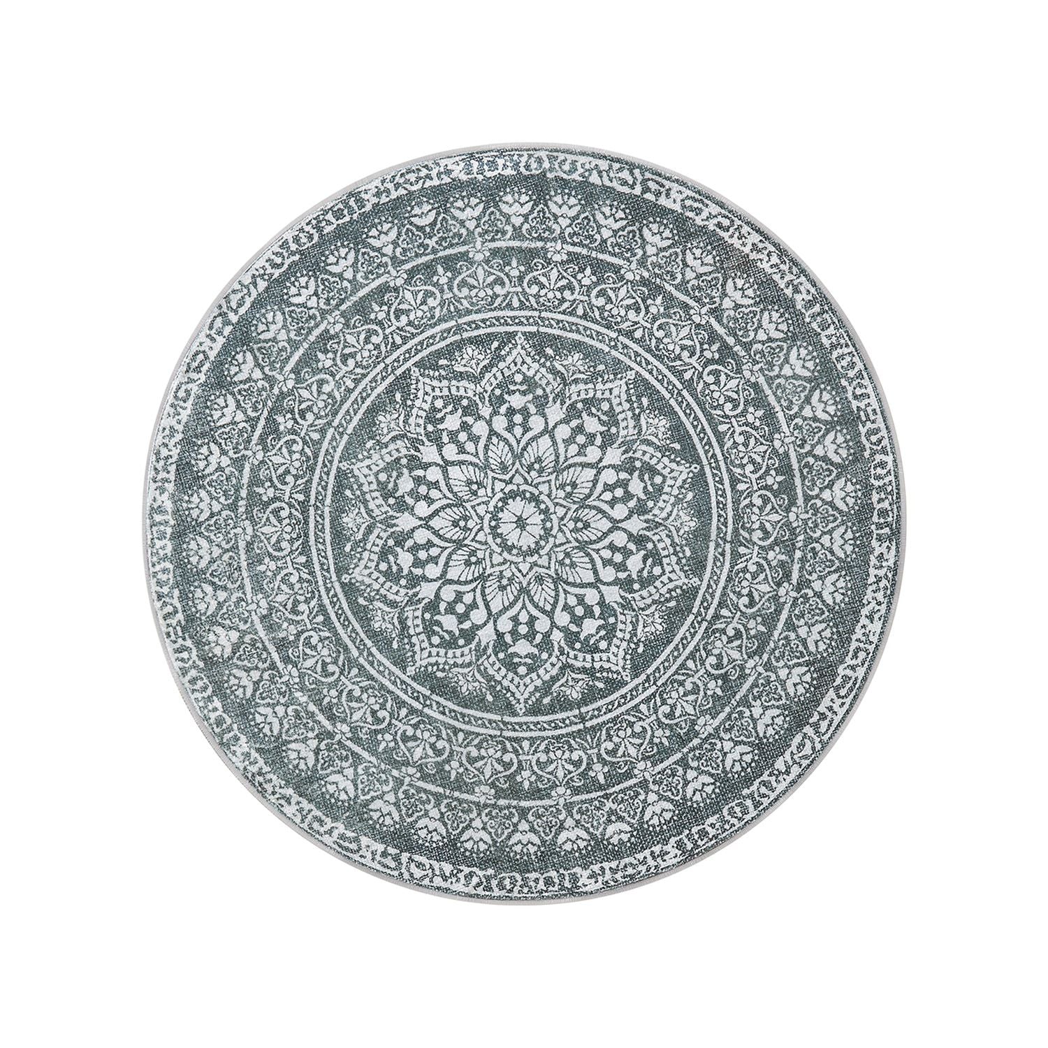 Teppich rund 120 cm d Boho-Stil - Image 2