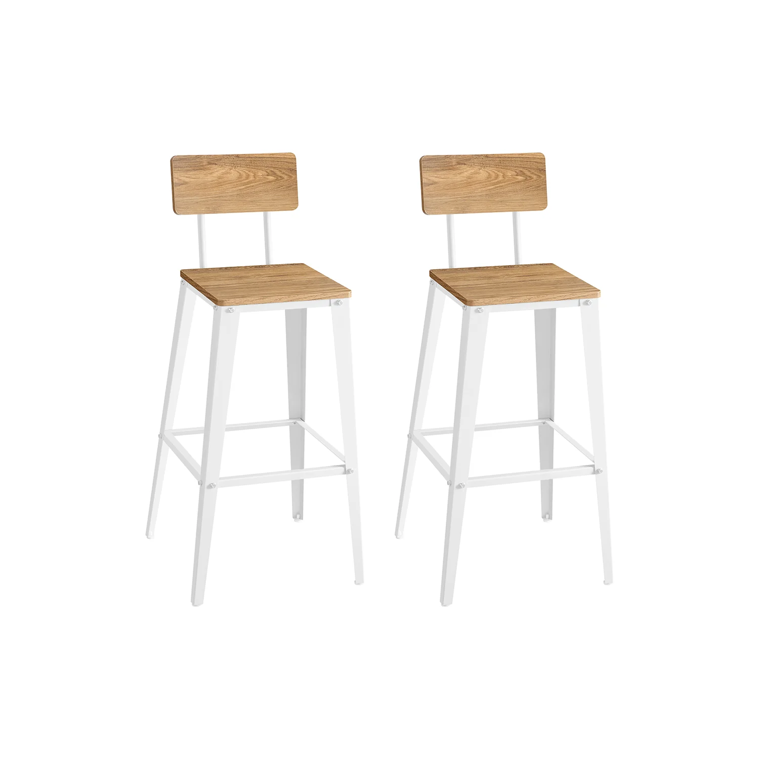 2er Set Barhocker mit Rückenlehne - Image 3