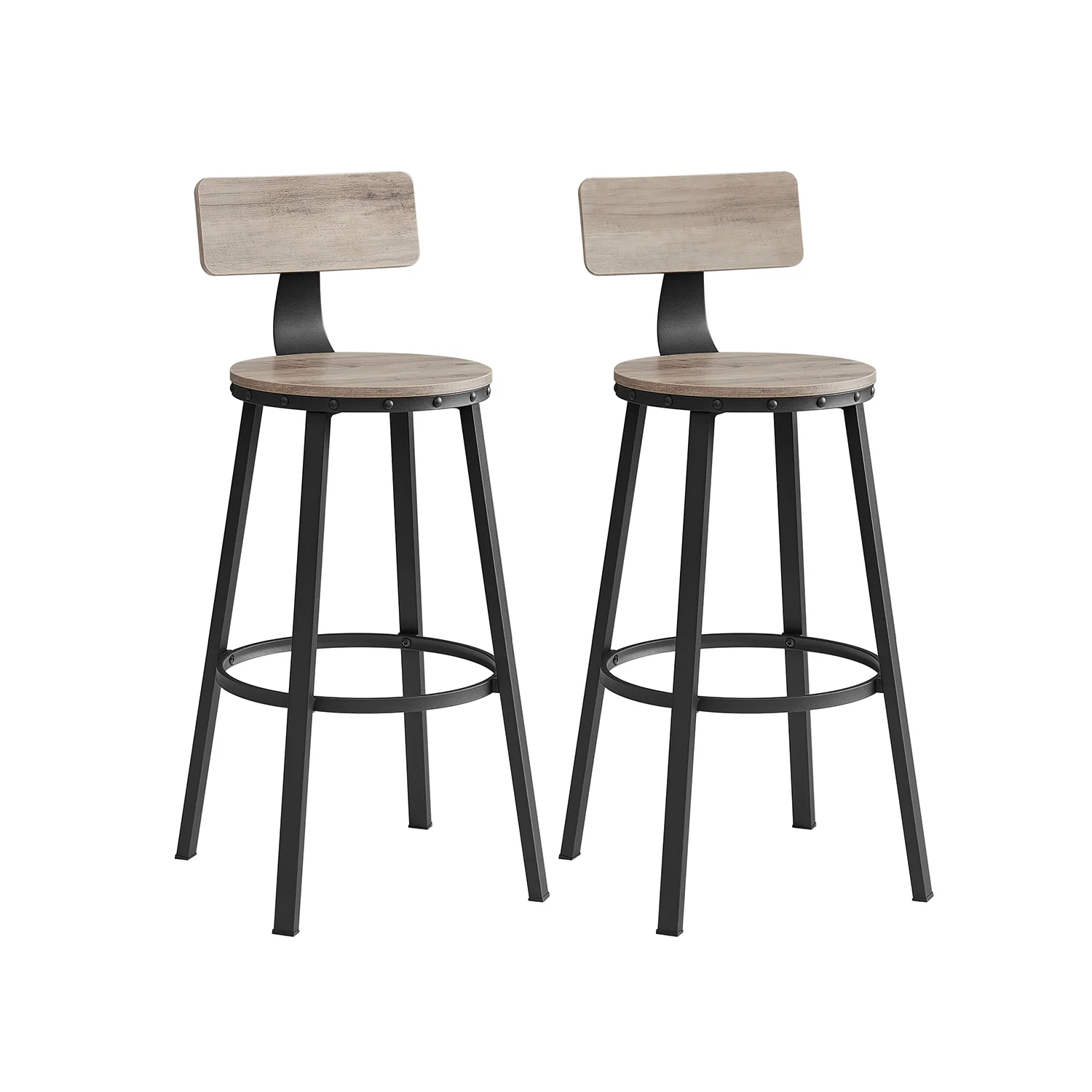 2er Set Barstühle Industrie-Design - Image 2