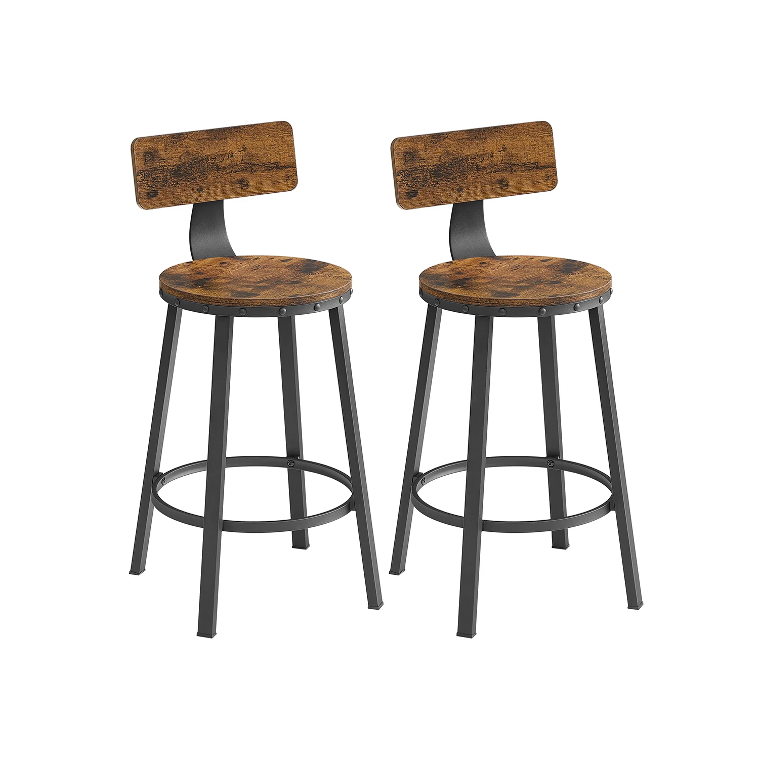 2er Set Barstühle Industrie-Design - Image 3