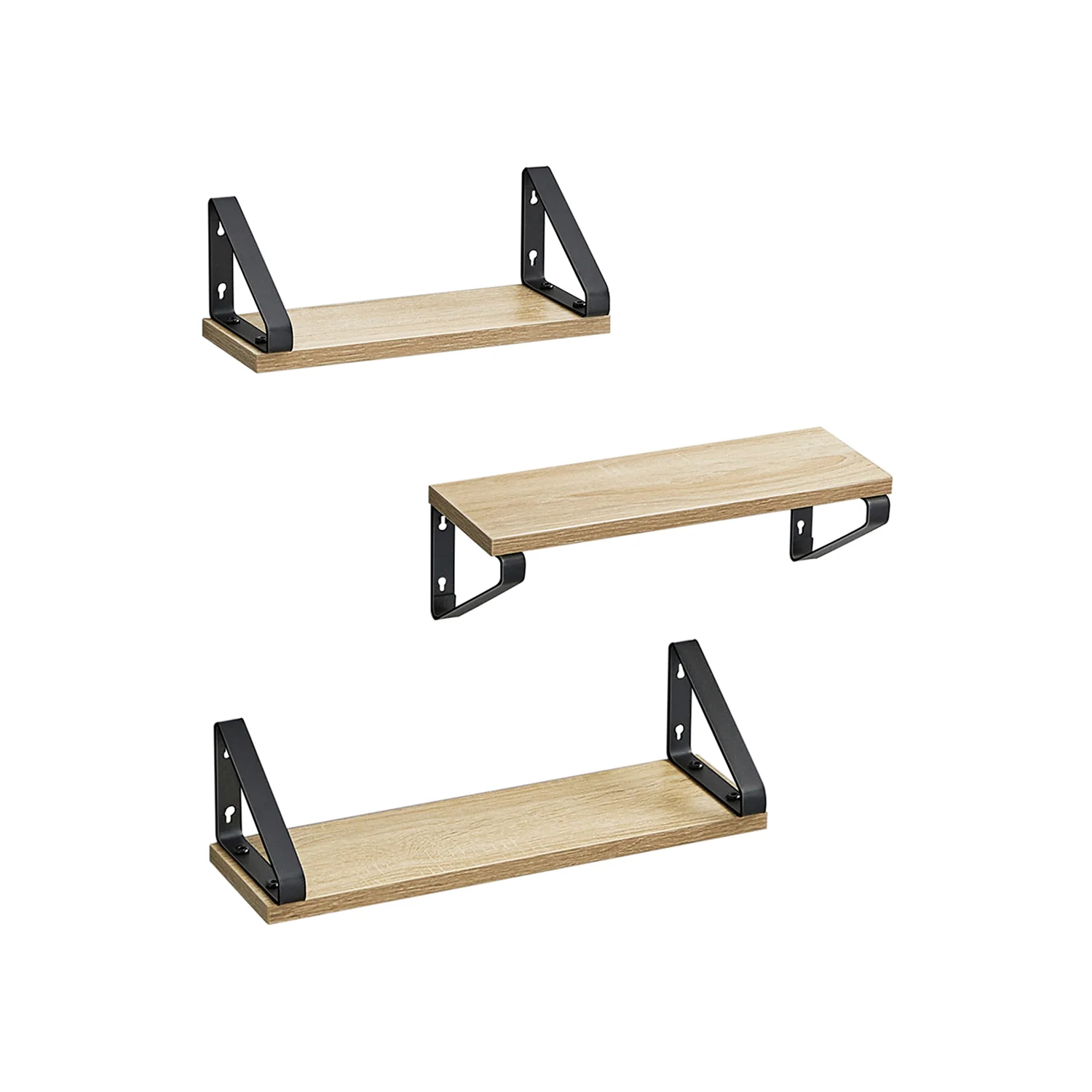 3er-Set Wandregale im Industrie-Design - Image 3