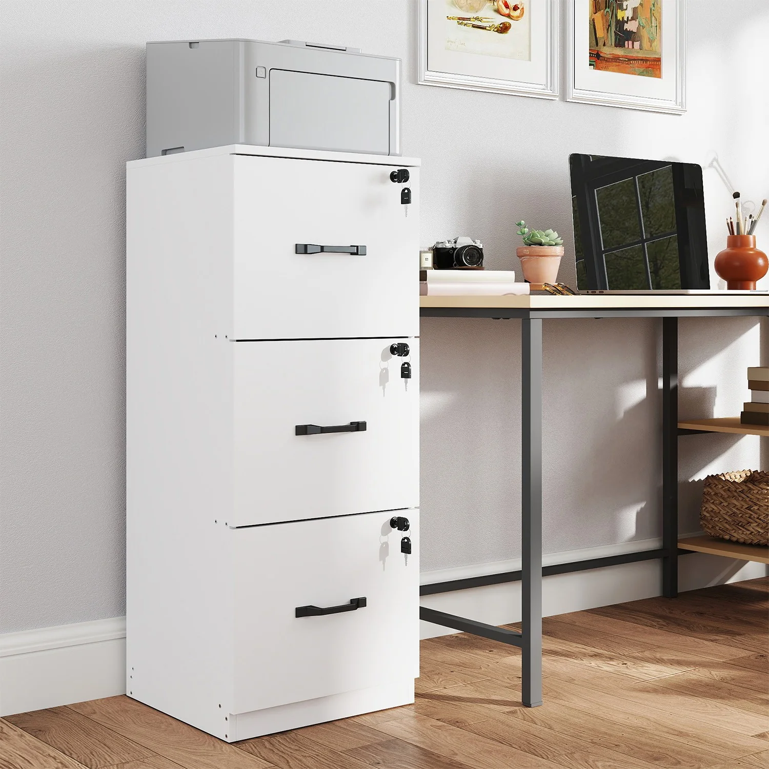 Aktenschrank mit mehreren abschließbaren Schubladen - Image 2