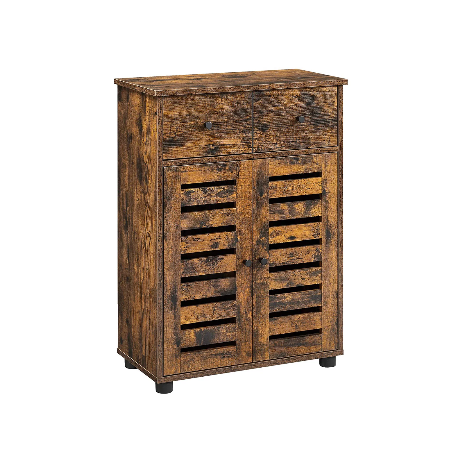 Badezimmerschrank mit Schublade Vintagebraun