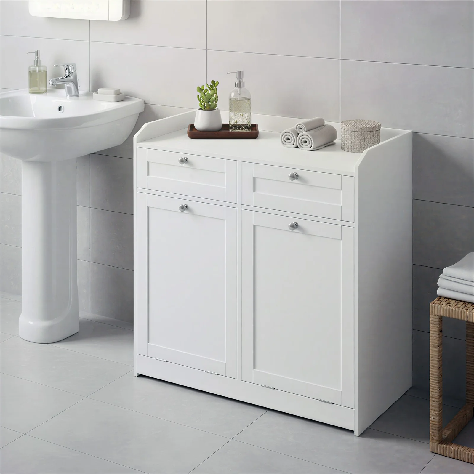 Badezimmerschrank mit Wäschekorb - Image 2