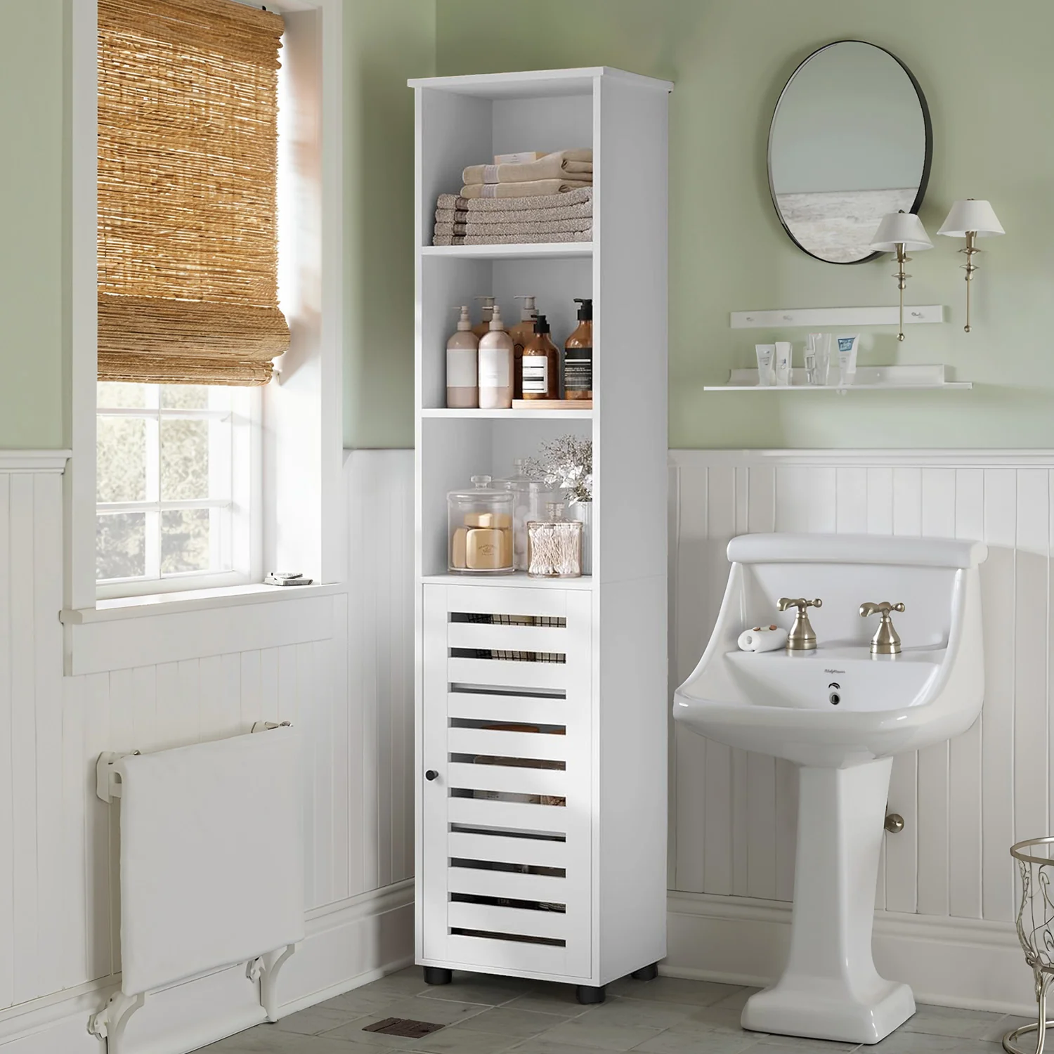 Badezimmerschrank vintagebraun - Image 2