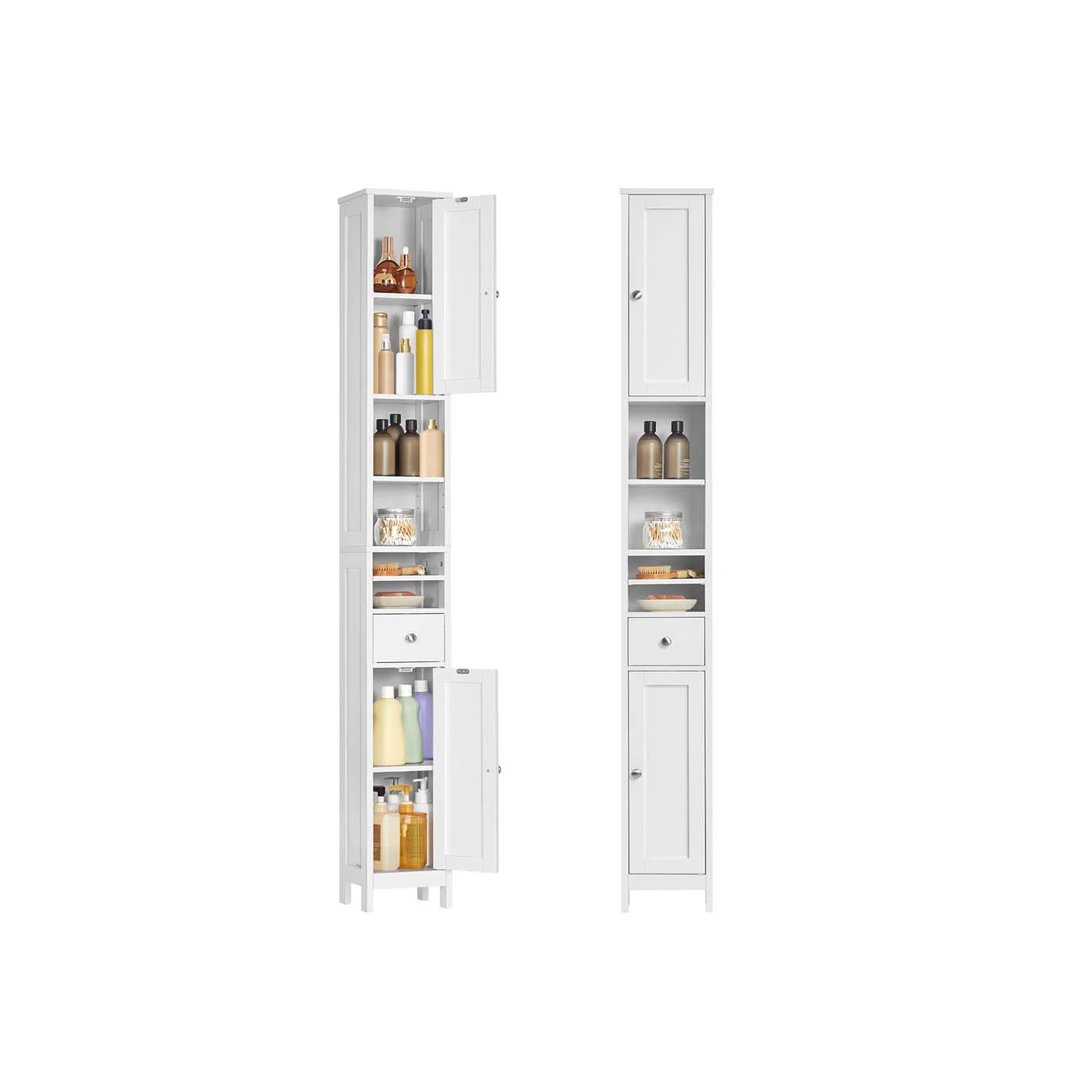 Badschrank mit verstellbaren Ablagen und offenen - Image 2