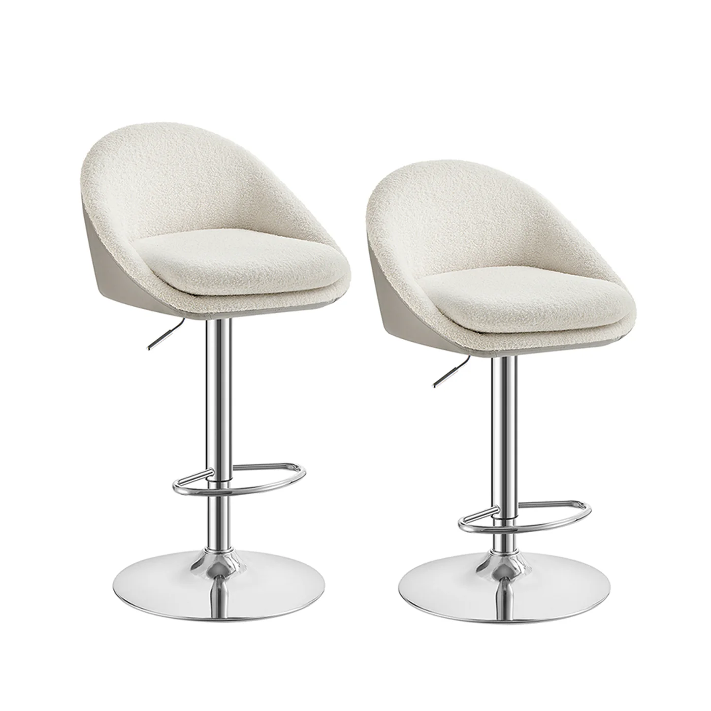 Barhocker 2er Set höhenverstellbar