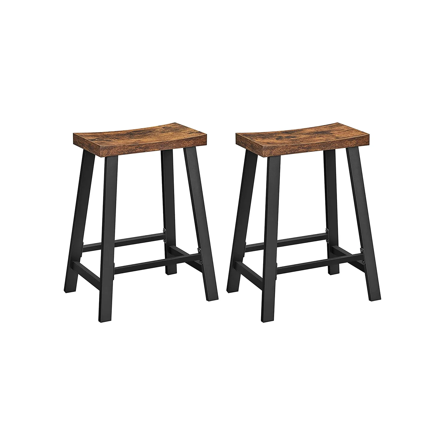 Barhocker mit gebogener Sitzfläche