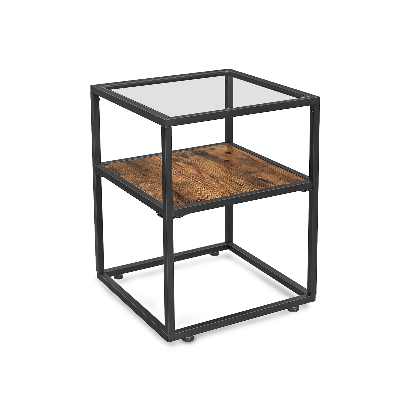 Beistellschrank mit Glasoberfläche
