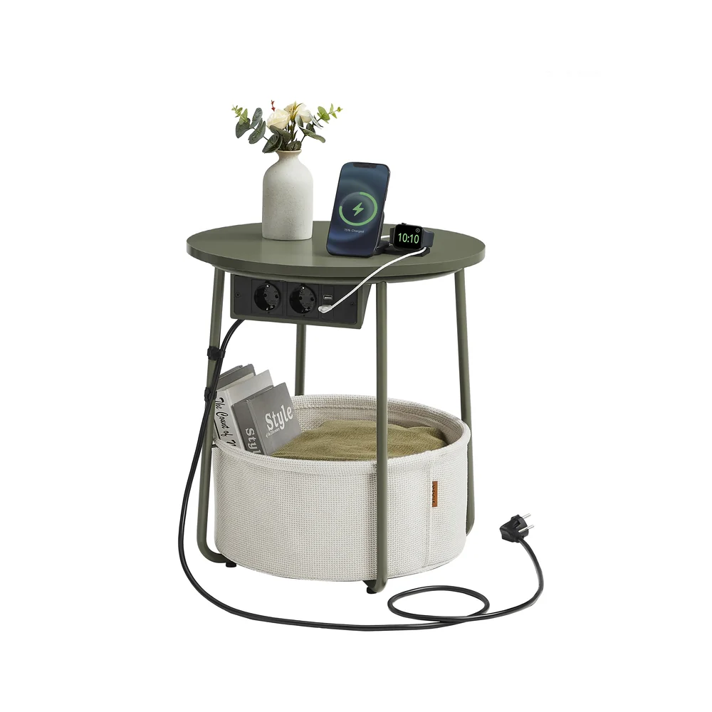 Beistelltisch mit Ladestation und Steckdose - Image 2