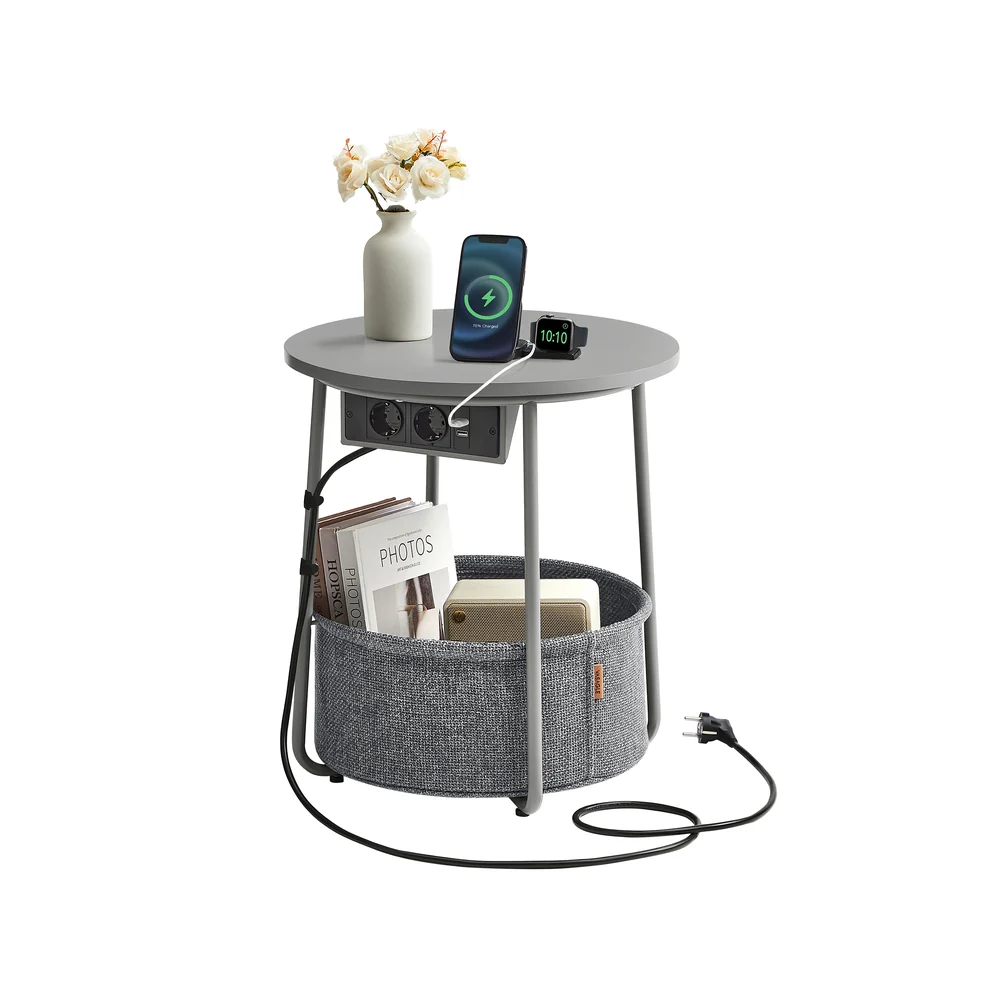 Beistelltisch mit Ladestation und Steckdose - Image 3
