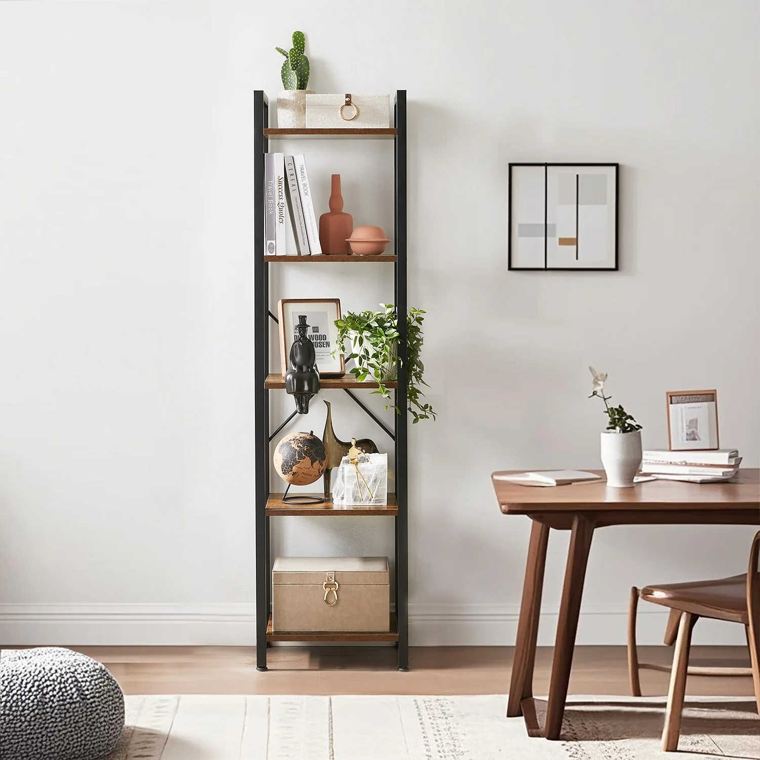 Bücherregal mit 5 Regalebenen