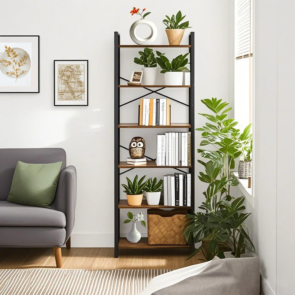 Bücherregal mit 6 Ebenen