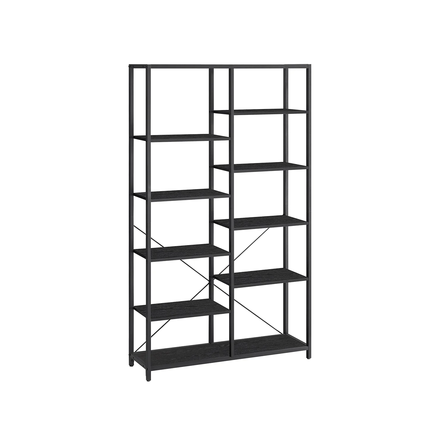 Bücherregal 5 Ebenen mit 10 offenen Fächern - Image 2