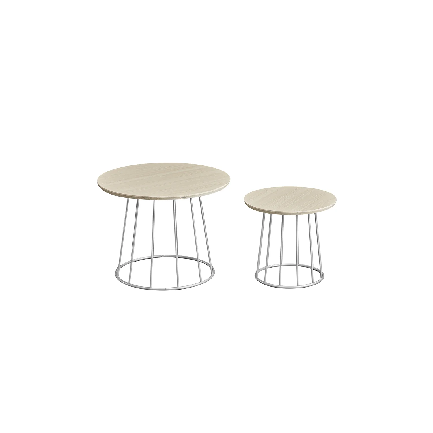 Couchtisch 2er Set mit Stahlgestell ebenholzschwarz - Image 4