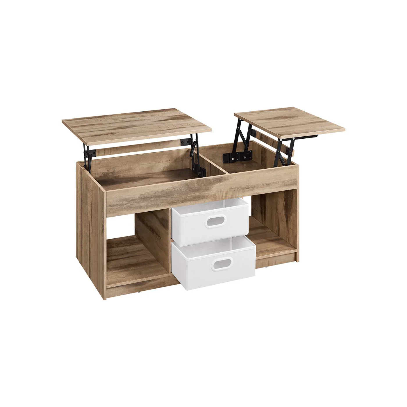 Couchtisch mit 2 Schubladen und Fächern - Image 4