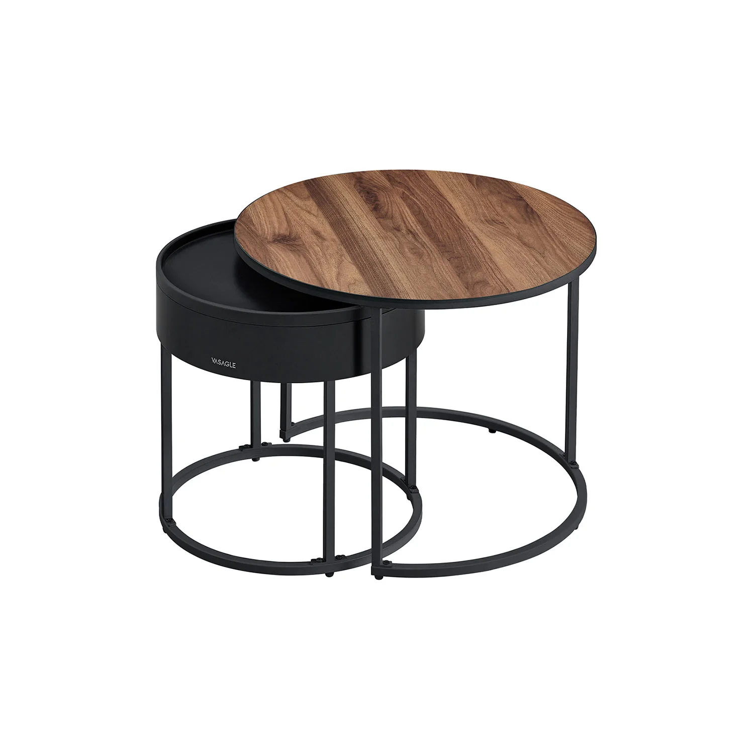 Couchtisch rund 2er Set - Image 2