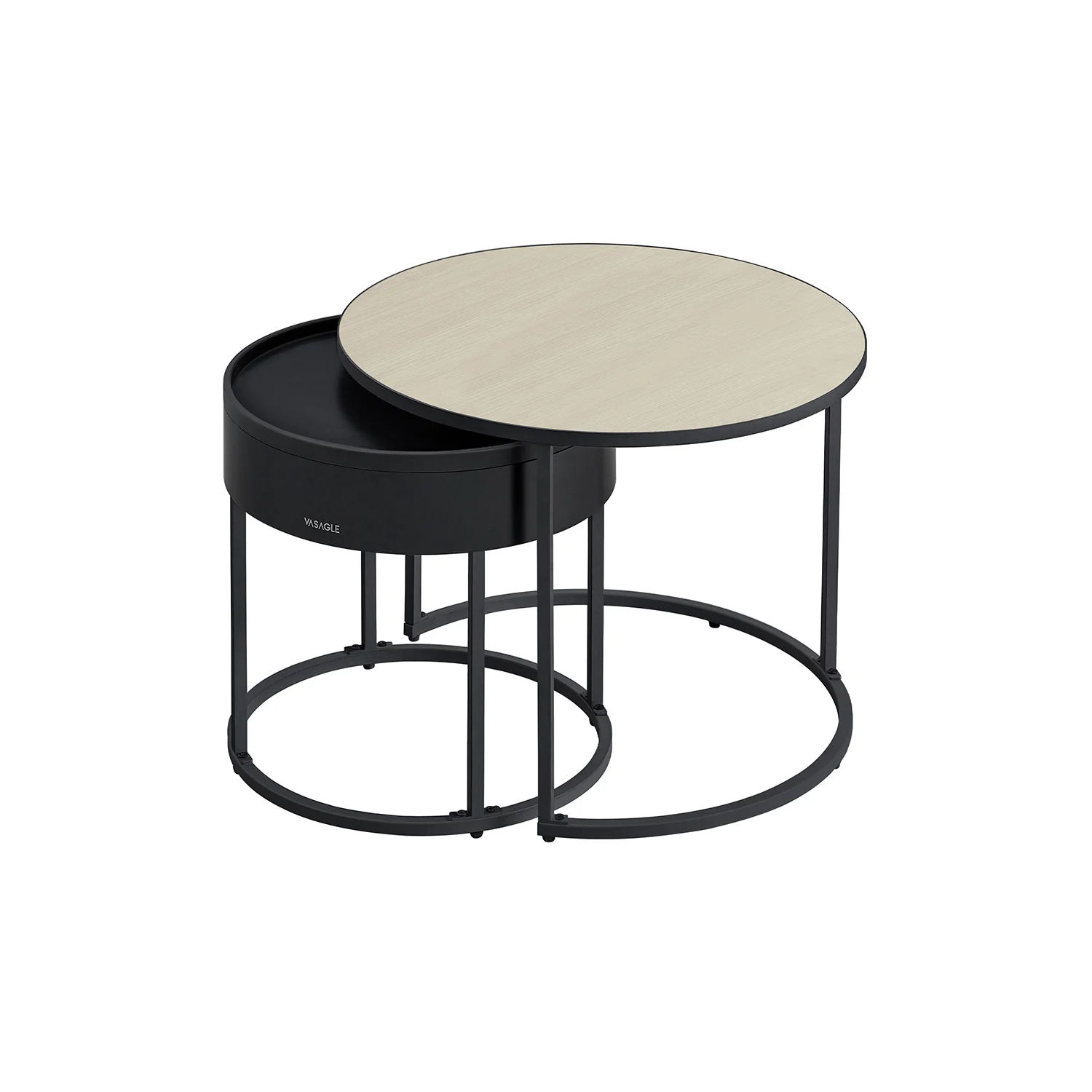 Couchtisch rund 2er Set - Image 3