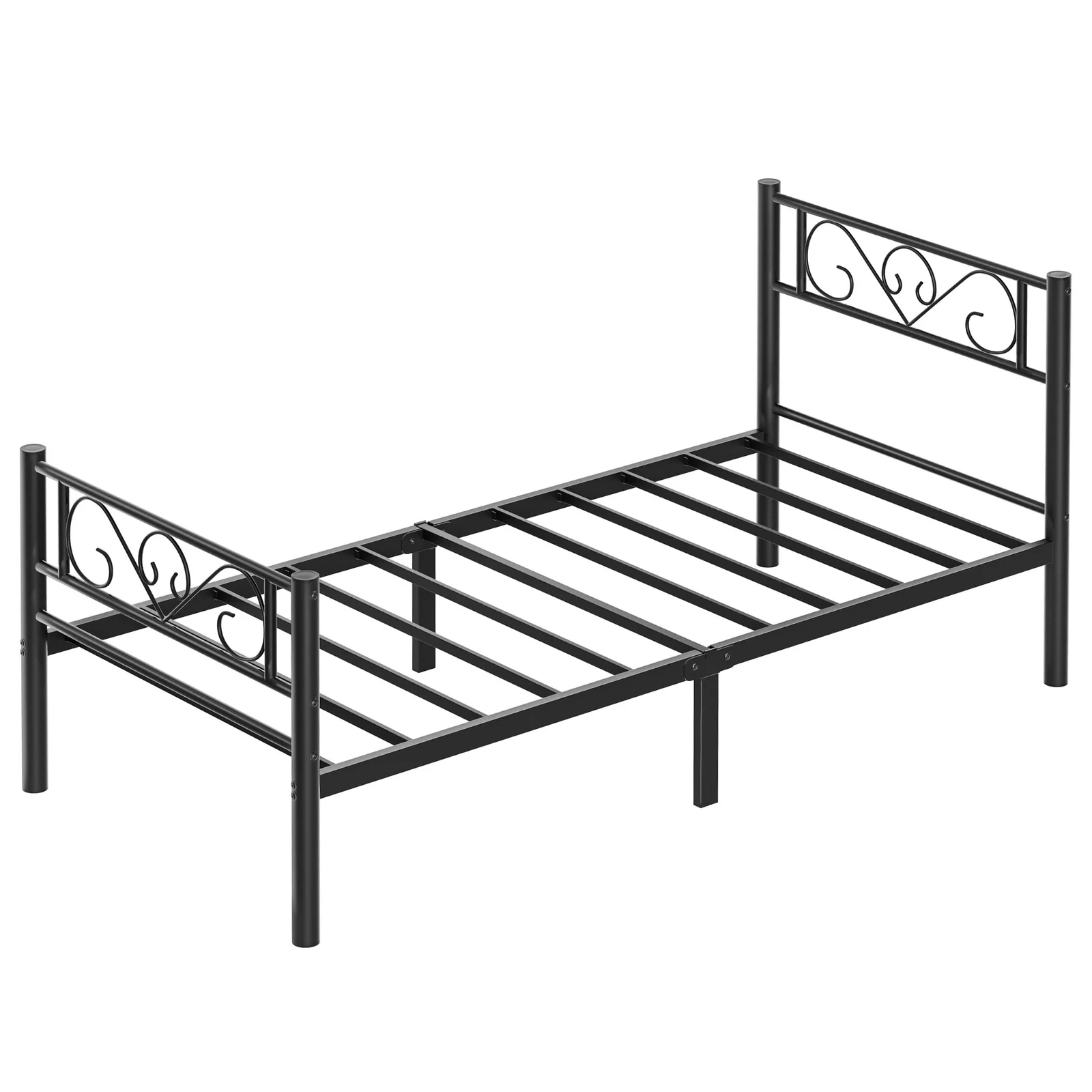 Einzelbettgestell aus Metall Weiß - Image 4