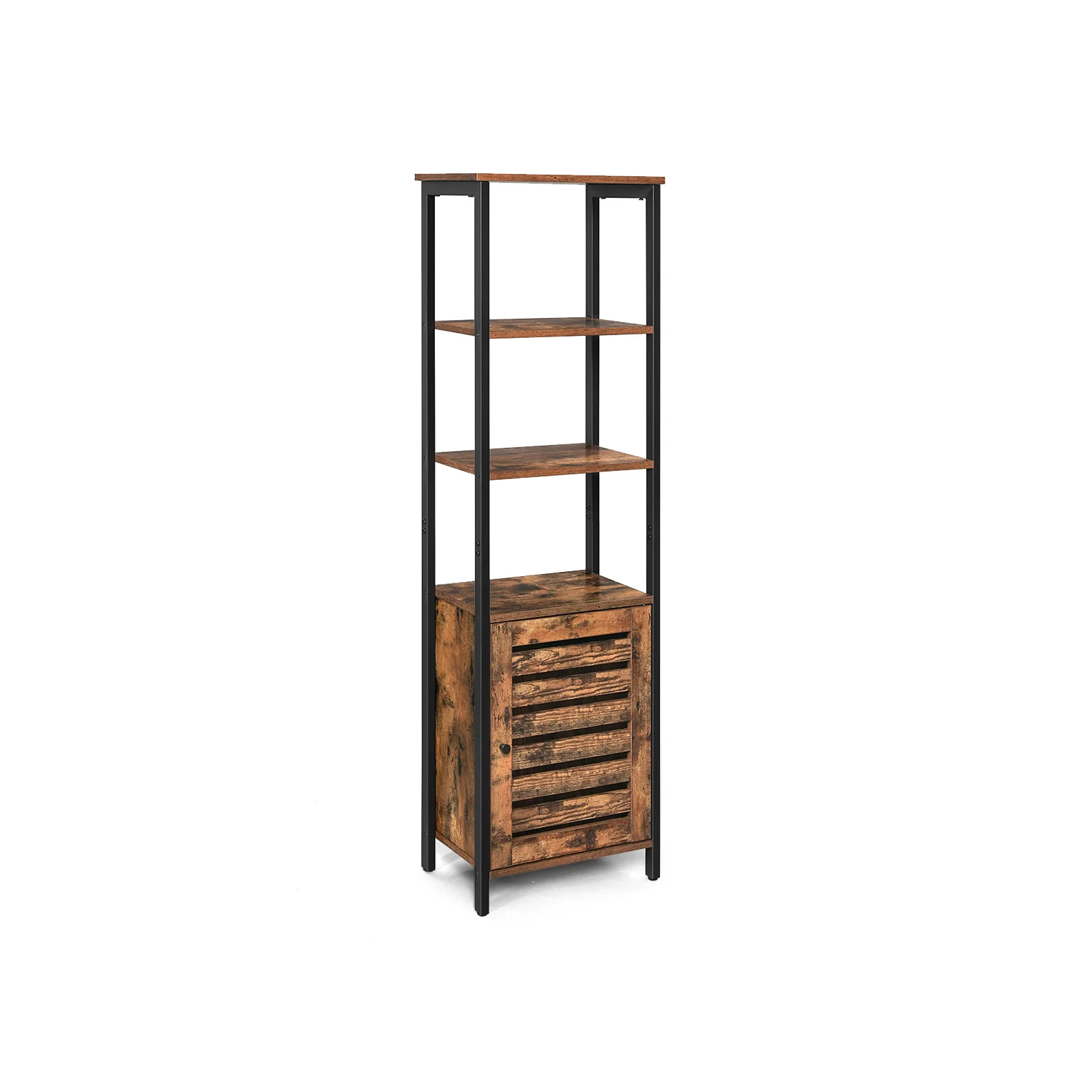Hochschrank mit 4 offenen Ablagen